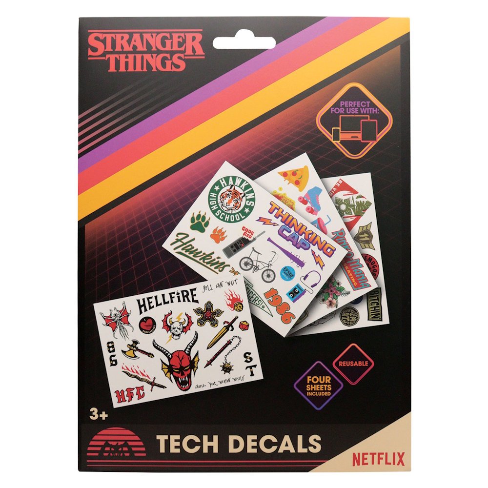 【予約商品】 STRANGER THINGS ストレンジャー・シングス (シーズン5 2025年配信決定 ) - Tech Decals / スマホ・ステッカー - PGS